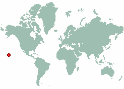 Vacationland Hawaii in world map