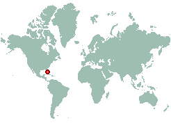 Davie in world map