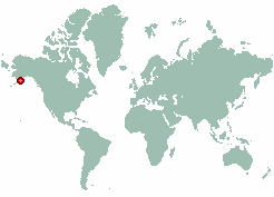 Kodiak in world map
