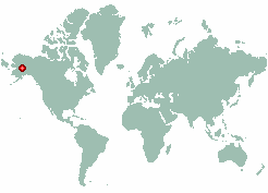Alaska in world map